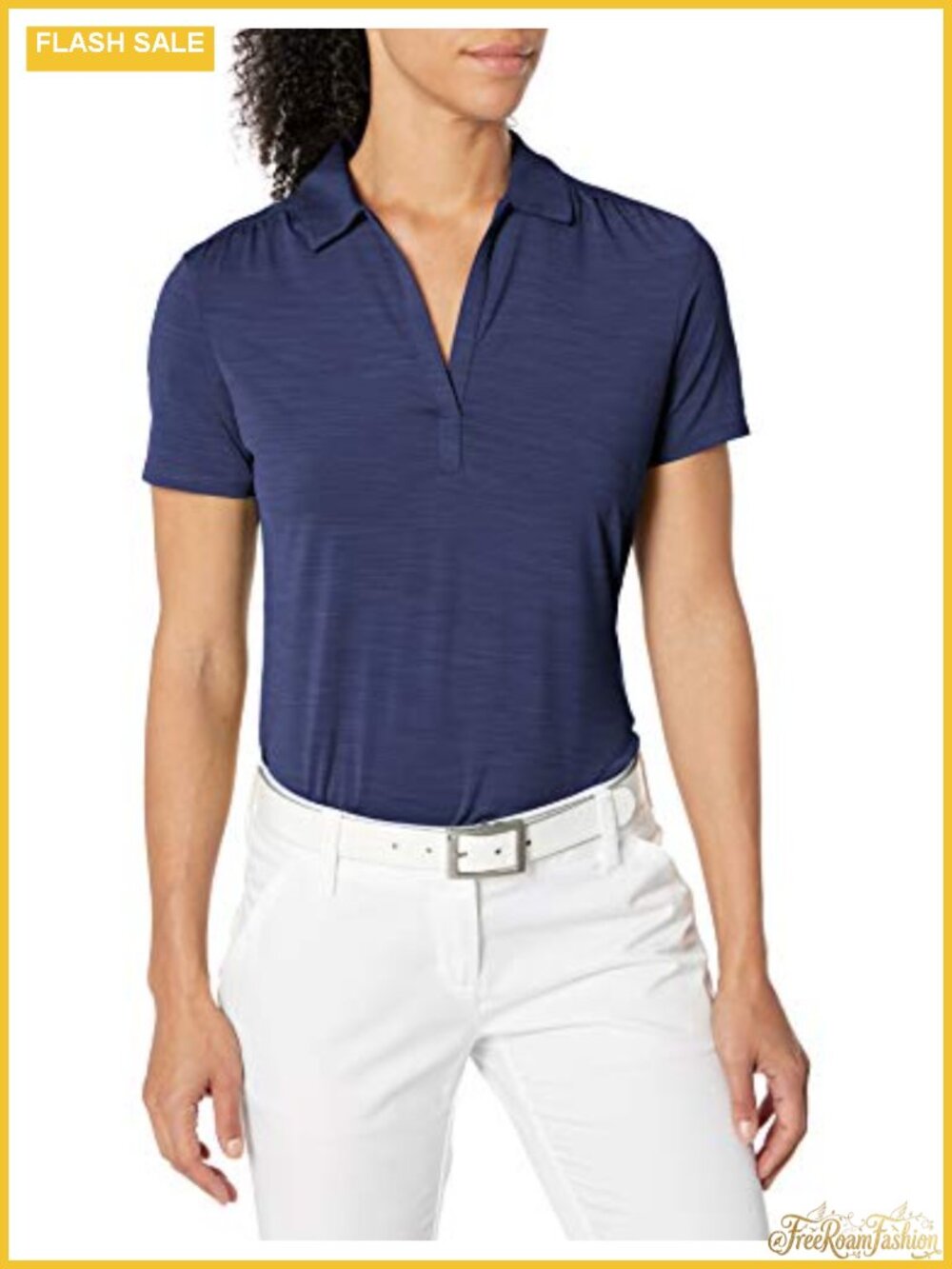 Women's Golf Polo Shirt Short Sleeve Stretch Moisture Wicking UPF50